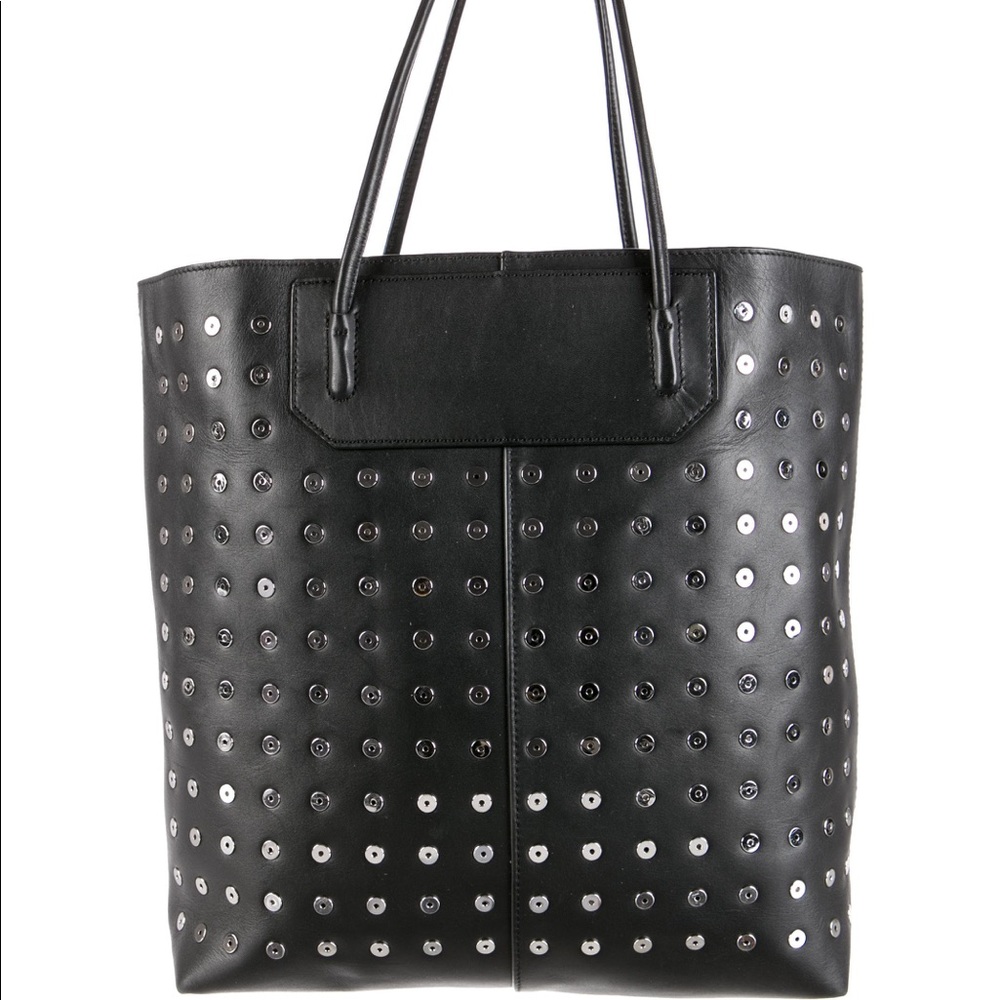 Alexander Wang Black Prisma Grommet Leather Bag